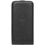 iPhone 5 / 5S / SE Flap Folio Vegan Leather Black