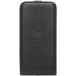 Folio Flap iPhone 5 / 5S / SE Cuir Vegan Noir