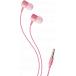 Ecouteurs HS1303 Jack 3.5mm Stéréo Intra-auriculaire Rose