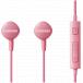 Ecouteurs HS1303 Jack 3.5mm Stéréo Intra-auriculaire Rose