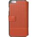 Faconnable orange micro perforated flip case for iPhone 6/6S