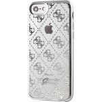 Guess transparent and silver TPU case for iPhone 7/8