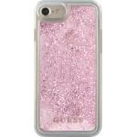 Coque iPhone SE 2022 / SE / 8 / 7 / 6S / 6 Paillettes Triangle Or Rose