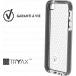 Coque renforcée iPhone 5 / 5S / SE LIFE 3m Transparente Contour Gris + Garantie à vie