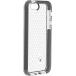 Coque renforcée iPhone 5 / 5S / SE LIFE 3m Transparente Contour Gris + Garantie à vie