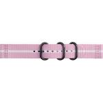 Bracelet Samsung Galaxy Gear Sport Nato Sport Rose et Blanc