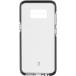 Coque renforc&eacute;e Samsung Galaxy S8 + LIFE 3m Transparente Contour Gris + Garantie &agrave; vie