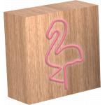 Enceinte Bluetooth® Néon Lumineuse + Charge sans fil Flamingo L