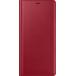 Folio Samsung Galaxy Note 9 Flip Wallet Cuir Rouge