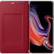 Folio Samsung Galaxy Note 9 Flip Wallet Cuir Rouge