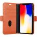 Folio iPhone XS Max Milano Cuir Fonction Stand Rose