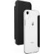 Folio iPhone XR avec coque transparente Fonction Stand Noir