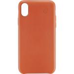 Coque iPhone XR Premium Cuir Orange
