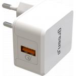 USB A Charger 2.4A FastCharge White
