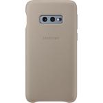 Coque Samsung Galaxy S10E Premium Cuir Grise