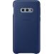 Coque Samsung Galaxy S10E Premium Cuir Bleu Marine