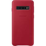 Coque Samsung Galaxy S10 Premium Cuir Bordeaux