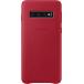 Coque Samsung Galaxy S10 Premium Cuir Bordeaux