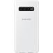 Folio Samsung Galaxy S10E Clear View Cover avec fen&ecirc;tre transparente Blanc