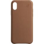Coque iPhone XR Premium Cuir Camel
