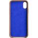 Coque iPhone XR Premium Cuir Camel