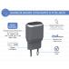 27W USB C PD Power Delivery Wall Charger Gray - Lifetime Warranty Force Power