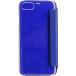 Folio iPhone SE 2022 / SE / 8 / 7 / 6S / 6 Premium dos Crystal Cuir Bleu