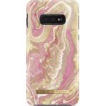Samsung Galaxy S10E Case Fashion Patterns Golden Blush Marble