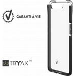 Coque renforc&eacute;e Samsung Galaxy A80 LIFE 3m Transparente Contour Gris Fonc&eacute; + Garantie &agrave; vie