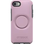 iPhone SE 2022 / SE / 8 / 7 / 6S / 6 Reinforced Case Pop Symmetry + Built-in PopSocket Pink