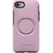 iPhone SE 2022 / SE / 8 / 7 / 6S / 6 Reinforced Case Pop Symmetry + Built-in PopSocket Pink