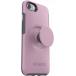 iPhone SE 2022 / SE / 8 / 7 / 6S / 6 Reinforced Case Pop Symmetry + Built-in PopSocket Pink