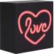 Enceinte Bluetooth® Néon Lumineuse Love Noir S
