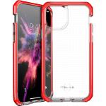 Coque renforc&eacute;e iPhone 11 Pro Max Suprem Clear 4.5m Transparente Contour Rouge