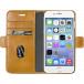 Folio Coque Magnétique iPhone SE 2022 / SE / 8 / 7 / 6S / 6 Lynge Cuir Fonction Stand Tan