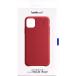 Coque iPhone 11 Premium Cuir Rouge