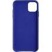 Coque iPhone 11 Premium Cuir Bleue