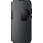 Folio Wiko View 4 Lite Smart View avec fenêtre transparente Gris Volcanique