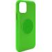 Coque iPhone 11 Icon Silicone Verte Fluo