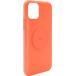 Coque iPhone 11 Icon Silicone Orange Fluo