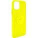Coque iPhone 11 Icon Silicone Jaune Fluo