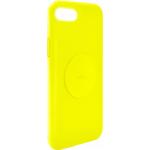 Coque iPhone SE 2022 / SE / 8 / 7 / 6S / 6 Icon Silicone Jaune Fluo