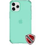 Coque renforcée iPhone 12 / 12 Pro Spectrum Clear 3m Transparente Verte
