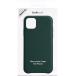 Coque iPhone 11 Premium Cuir Verte