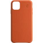 Coque iPhone 11 Premium Cuir Orange