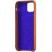 Coque iPhone 11 Premium Cuir Orange