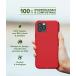 Coque iPhone 12 / 12 Pro Natura Eco-conçue Rouge