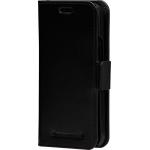 iPhone 12 mini Coque Magnétique Folio Lynge Leather Video Stand function Black