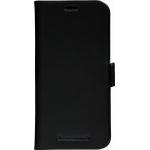 iPhone 12 / 12 Pro Coque Magnétique Folio Lynge Leather Video Stand function Black