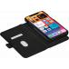 Folio Coque Magnétique iPhone 12 / 12 Pro Lynge Cuir Fonction Stand Noir